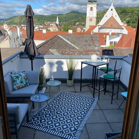 Terrassen Appartement Ueber Den Daechern Von Krems Eksteriør billede