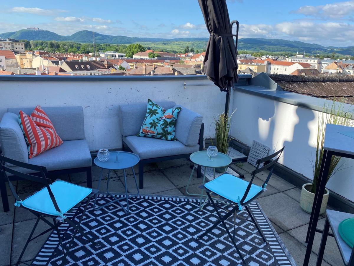 Terrassen Appartement Ueber Den Daechern Von Krems Eksteriør billede